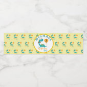 Étiquette Pour Bouteilles D'eau Dinosaure pour garçon d'anniversaire personnalisé (Étiquettes simples)