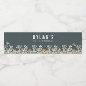 Étiquette Pour Bouteilles D'eau Dinosaure préhistorique Thème Anniversaire (Étiquettes simples)