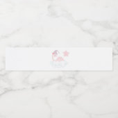 Étiquette Pour Bouteilles D'eau Dinosaure Rose (Étiquettes simples)