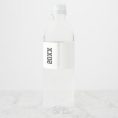 Étiquette Pour Bouteilles D'eau Diplôme et diplôme (Dos)