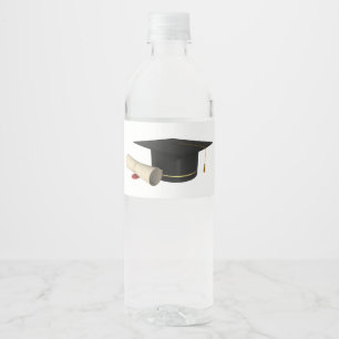 Étiquette Pour Bouteilles D'eau Diplôme et diplôme