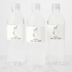 Étiquette Pour Bouteilles D'eau Douce Fête de Naissance Fleurie Aquarelle de la Fe