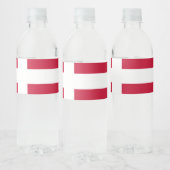 Étiquette Pour Bouteilles D'eau Drapeau du Danemark (Bouteilles)