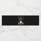 Étiquette Pour Bouteilles D'eau Drôle Père Noël, Snowman, Reindeer Joyeux Noël (Étiquettes simples)