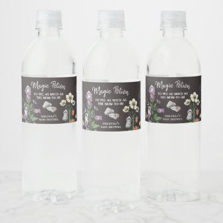 Étiquette Pour Bouteilles D'eau Drôle Potion Magique Fantôme Halloween Baby shower