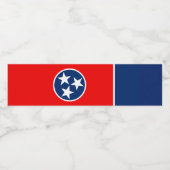 Étiquette Pour Bouteilles D'eau Dynamic Tennessee (Étiquettes simples)