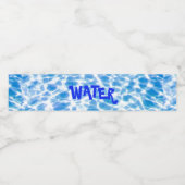 Étiquette Pour Bouteilles D'eau Eau (Étiquettes simples)