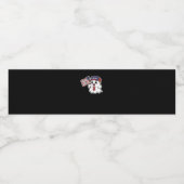 Étiquette Pour Bouteilles D'eau Éffrayant, Halloween, Trick Ou Voter, J'Obtiens To (Étiquettes simples)