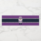 Étiquette Pour Bouteilles D'eau Élégant Nutcracker Étiquette de bouteille d'eau (Étiquettes simples)