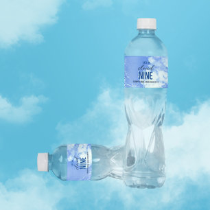 Étiquette Pour Bouteilles D'eau Elle est au septième ciel ! Enterrement de vie de