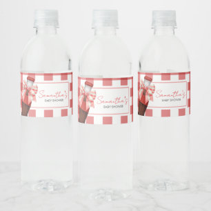 Étiquette Pour Bouteilles D'eau Elle est prête à accoucher Baby Shower