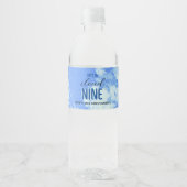 Étiquette Pour Bouteilles D'eau Elle est Sur Cloud Nine ! Fête des mariées/Bachelo (Devant)