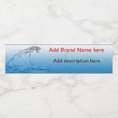 Étiquette Pour Bouteilles D'eau Emballage de bouteilles d'eau (Étiquettes simples)