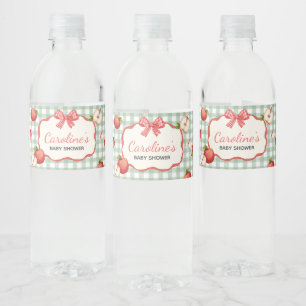 Étiquette Pour Bouteilles D'eau en vichy Pomme de notre Baby shower oculaire