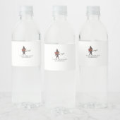 Étiquette Pour Bouteilles D'eau Encre de Whimsigoth - Forêts mystiques, Lunes et M (Bouteilles)