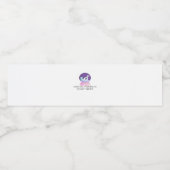 Étiquette Pour Bouteilles D'eau Encre Whimsigoth – Forêts Mystiques, Lunes & Magie (Étiquettes simples)