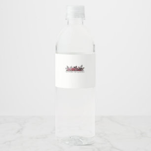 Étiquette Pour Bouteilles D'eau Encre Whimsigoth – Forêts Mystiques, Lunes & Magie
