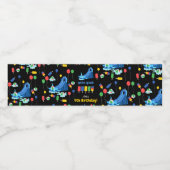 Étiquette Pour Bouteilles D'eau Enfants en glissade d'été Splish Splash Anniversai (Étiquettes simples)