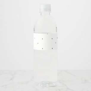 Étiquette Pour Bouteilles D'eau Ensemble de dossiers à motif triangulaire minimali