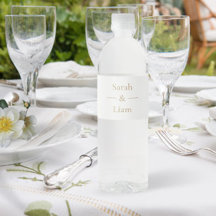 Étiquette Pour Bouteilles D'eau Ensemble de Étiquette de bouteille d'eau Mariage m