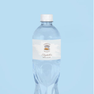 Étiquette Pour Bouteilles D'eau Enterrement de vie de jeune fille autour de café e