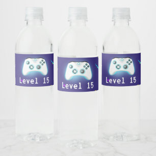Étiquette Pour Bouteilles D'eau Epic Gamer Joyeux 15e Anniversaire Coup Critique !