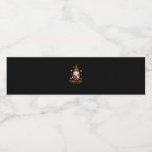 Étiquette Pour Bouteilles D'eau Épice citrouille Et Tout Nice Automne Gnome Boire (Étiquettes simples)