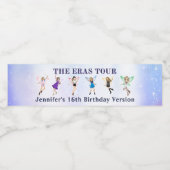 Étiquette Pour Bouteilles D'eau Eras Tour fête d'anniversaire (Étiquettes simples)