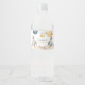Étiquette Pour Bouteilles D'eau Espace Premier Voyage Autour Du Soleil Anniversair (Devant)