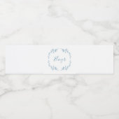 Étiquette Pour Bouteilles D'eau Étiquette de bouteille d'eau bleue (Étiquettes simples)