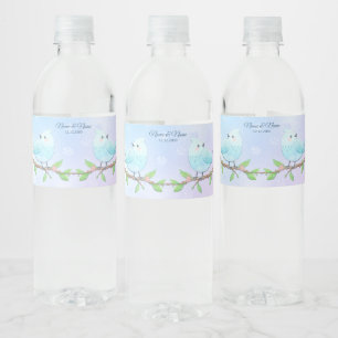 Étiquette Pour Bouteilles D'eau Étiquette de bouteille d'eau Blue Bird