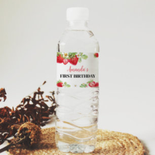 Étiquette Pour Bouteilles D'eau Étiquette de bouteille d'eau d'anniversaire de fra