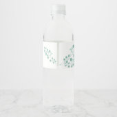 Étiquette Pour Bouteilles D'eau Étiquette de bouteille d'eau de la branche Eucalyp (Dos)