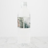 Étiquette Pour Bouteilles D'eau Étiquette de bouteille d'eau de mariage rustique ' (Dos)