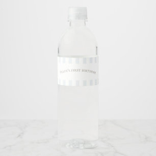 Étiquette Pour Bouteilles D'eau Étiquette de bouteille d'eau d'oie bête bleue
