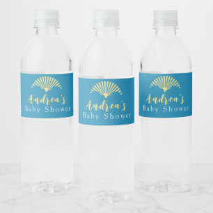 Étiquette Pour Bouteilles D'eau Étiquette de bouteille d'eau du Baby shower solair