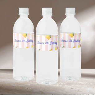 Étiquette Pour Bouteilles D'eau Étiquette de Bouteille d'Eau La Dolce Vita Italien