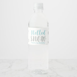 Étiquette Pour Bouteilles D'eau Étiquette de bouteille d'eau pour fête d'anniversa