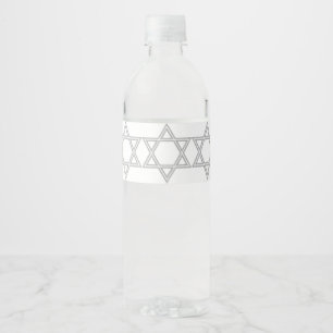 Étiquette Pour Bouteilles D'eau Étoile de David Hanoukka