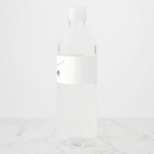 Étiquette Pour Bouteilles D'eau Eucalyptus Mariage Fête des mariées Couples (Dos)