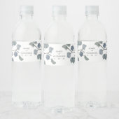 Étiquette Pour Bouteilles D'eau Eucalyptus Vert Aquarelle botanique (Bouteilles)