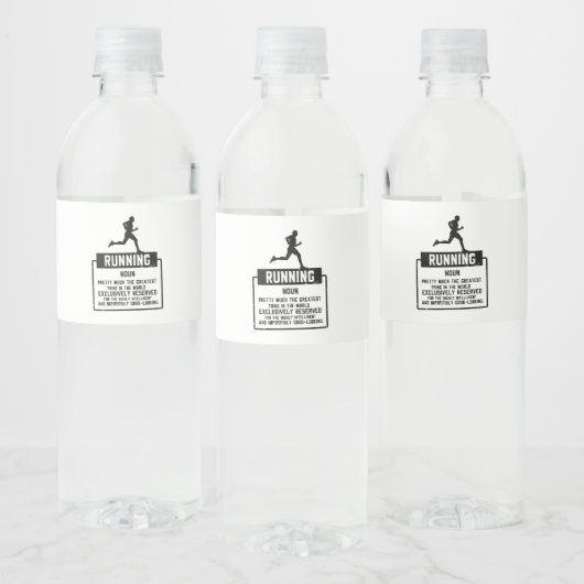 Étiquette Pour Bouteilles D'eau Exécution de la définition (Bouteilles)