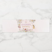 Étiquette Pour Bouteilles D'eau Fairy Garden Anniversaire (Étiquettes simples)