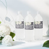 Étiquette Pour Bouteilles D'eau Fête Anniversaire Mason Jars String Fleurs