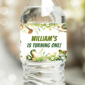 Étiquette Pour Bouteilles D'eau Fête d'anniversaire du reptile Show