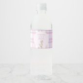 Étiquette Pour Bouteilles D'eau Fête d'anniversaire d'une fille d'oie bête (Devant)