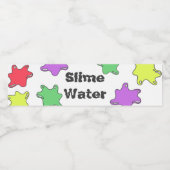 Étiquette Pour Bouteilles D'eau Fête d'anniversaire Slim personnalisée (Étiquettes simples)