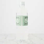 Étiquette Pour Bouteilles D'eau Fête de 50 ans (Dos)