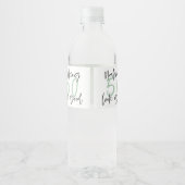 Étiquette Pour Bouteilles D'eau Fête de 50 ans (Dos)