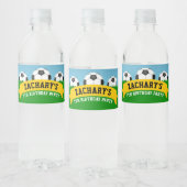 Étiquette Pour Bouteilles D'eau Fête de football (Bouteilles)